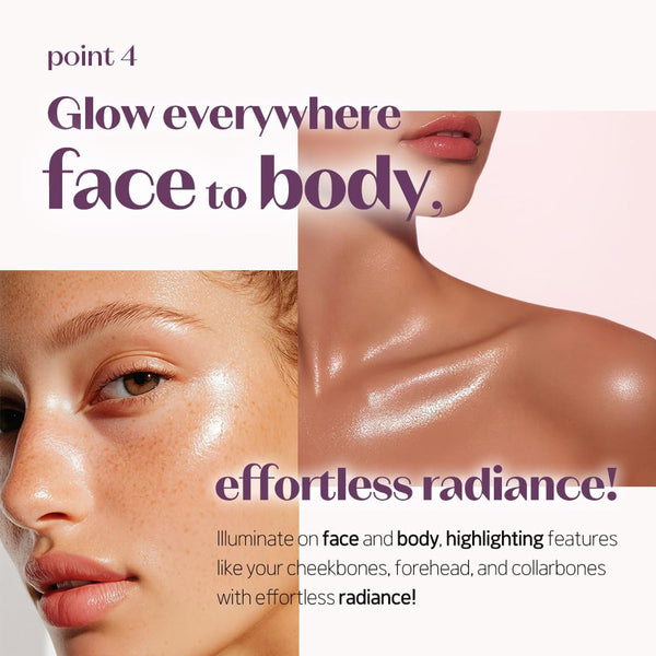 ETUDE Nymph Aura Volumer 24G (0.81Fl Oz) | Face Primer, Body Primer, Hydrating Radiant Cream, Restoring, Glow & Shiny Makeup Base, Smooth &