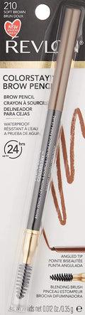 Revlon ColorStay Brow Pencil, 210 Soft Brown, 0.021 oz