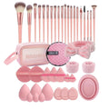 Makeup Brush Set, 42Pcs Makeup Tool Set Premium Synthetic Foundation Powder Concealers Eye Shadows Blush Makeup Brushes Kit with Makeup Sponge,