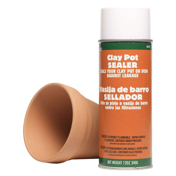 Plaid Clay Pot Sealer, 12oz, Clear 12 Oz