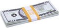 BLUE PANDA Money Bands - 300-Pack, 7.75 x 1.25 In, 9 ABA Colors - Money Organizer for Cash & Currency Straps With Adhesive Strip for Efficient
