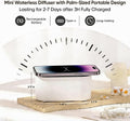 Waterless Diffuser for Essential Oil, Battery Operated Scent Air Aromatherapy Diffuser, Mini Portable Aroma Diffusers with 3 Mist Modes, Cycle