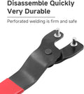 OLIREXD Angle Grinder Universal Adjustable Pin Wrench for Angle Grinder Machine (1, Red) Red 1