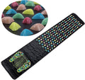 Joyzan Foot Massage Mat, Reflexology Leg Pain Walk Stone Road Acupoint anti Slip Rock Foldable Particle Pressure Point Pad Long Sitting Elderly