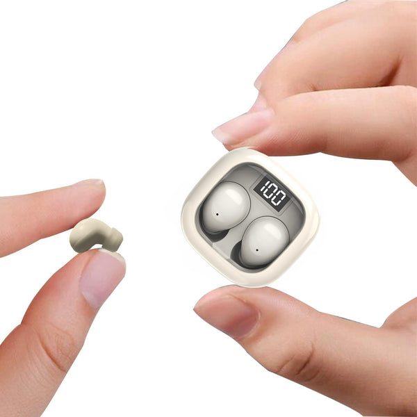 Smallest Invisible Mini Earbuds Wireless Bluetooth, Low Profile Micro Tiny Discreet Hidden Earbuds for Work, Small Headphones, Invisible Sleep