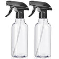 Spray Bottles 2-Pack, 10 Oz, Mist & Stream, Heavy Duty Spraying Empty Water Sprayer Bottle, BPA Free Plastic Refillable Containers for Cleaning