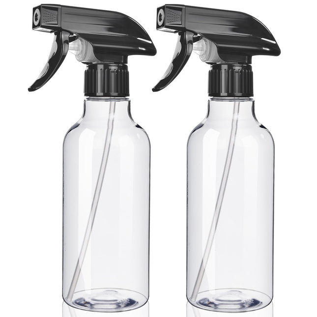 Spray Bottles 2-Pack, 10 Oz, Mist & Stream, Heavy Duty Spraying Empty Water Spra