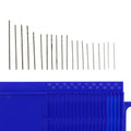 Bonsicoky 21Pcs Metric Mini Micro Drill Bit Set | HSS Twist Drill Bits, Mini Pin Vise & Plastic Case, Precision Drilling Hand Tools, For Wood