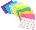 Eastern Wolf 9 Pads to Do Lined Sticky Notes, 9 Bright Multi Colors Self-Stick Note Pads, 3x4 Inch with Line Adhesive Memo Sticky Notes Notepad,