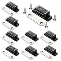 12Pack Magnetic Door Catch - 15lb High Magnetic Plastic Heavy Duty Latch for Kitchen Bathroom Cupboard Wardrobe Closet Closures Cabinet Door