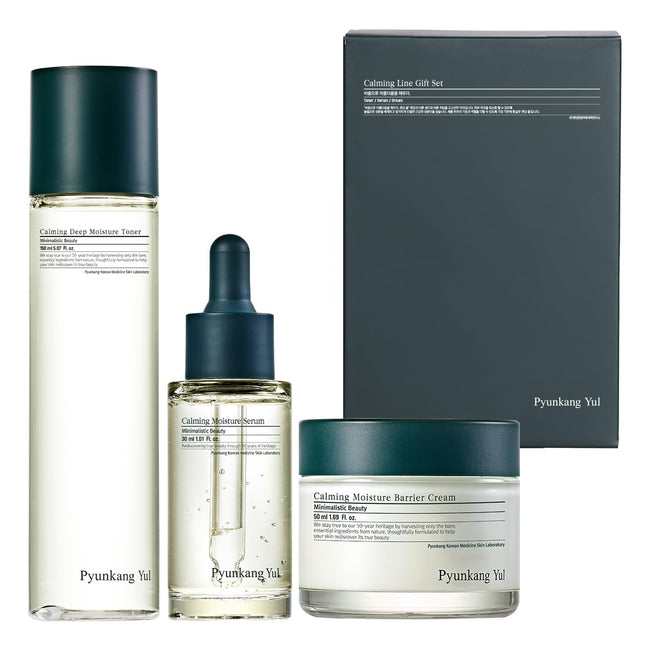 Pyunkang Yul Calming Line Gift Box Set - Korean Facial Skin Care Essential for D