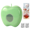 Plastic Food Wrap Storage Box with 200Pcs Fresh Keeping Bags, Kitchen Wall Mounted Wrap Bag Organizer and Storage (GREEN)