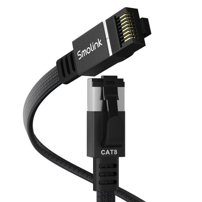 Smolink Ethernet Cable 50 Ft, Cat 8 Ethernet Cable with 40Gbps 2000Mhz High Spee