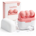 Leeshine Ice Roller Set for Face and Eyes - Facial Skin Care Tools with 2 Cold Therapy Face Roller and Premium Travel Case, Self Care Gift for Men