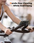 A2C Gym Fitness Phone Mount for Magsafe - 17 N52 Strong Magnets Stable and Secure Phone Mount with Adjustable Strap, Compatible with Gym