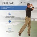 Cho-Pat GolferÃ¢ÂÂS Elbow Support Strap, Designed in Cooperation W/ the Mayo Clinic, Adjustable Compression Forearm Support for GolferÃ¢ÂÂS Elbow