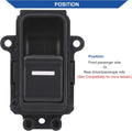 Obaee Power Window Switch Control Button Compatible with Honda Accord 7th 2.4L 2003 2004 2005 2006 2007 Left & Right Rear Passenger Side Door Lock