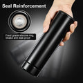 PARACITY Insulated Water Bottle, 15 oz Stainless Steel Water Bottle, Black