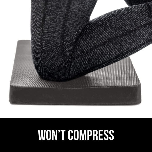 GORILLA GRIP® Extra Thick Patent Pending Supportive Foam Kneeling Pad, Large Cushion Knee Pads for Gardening, Baby Bath Time, Dirt and Water