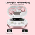Ear Buds Wireless Earbuds, Hifi Stereo Bluetooth 5.3 Running Headphones with Dual LED Display 30Hrs Playtime, Built-In Mic, Type-C, In-Ear