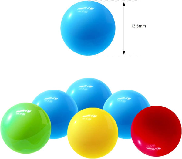48Pcs Game Replacement Marbles Balls Compatible with Hungry Hungry Hippos（4 Color