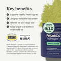 Petlab Co. Probright Advanced Dental Powder - Dog Breath Freshener - Teeth Cleaning Made Easy Ã¢ÂÂ Targets Tartar & Bad Breath - Formulated for