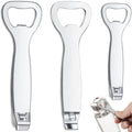 3 Pcs Vial Decapper for 20Mm and 13Mm Flip Vial Cap Stainless Steel Remover Oral Liquid Seal Opener Bottle Openers for Beer Bottle Can Jar