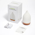Innogear Oil Diffuser, 150ML Ceramic Diffuser for Essential Oils Handcrafted Aromatherapy Diffuser Ultrasonic Cool Mist Humidifier with 2 Mist