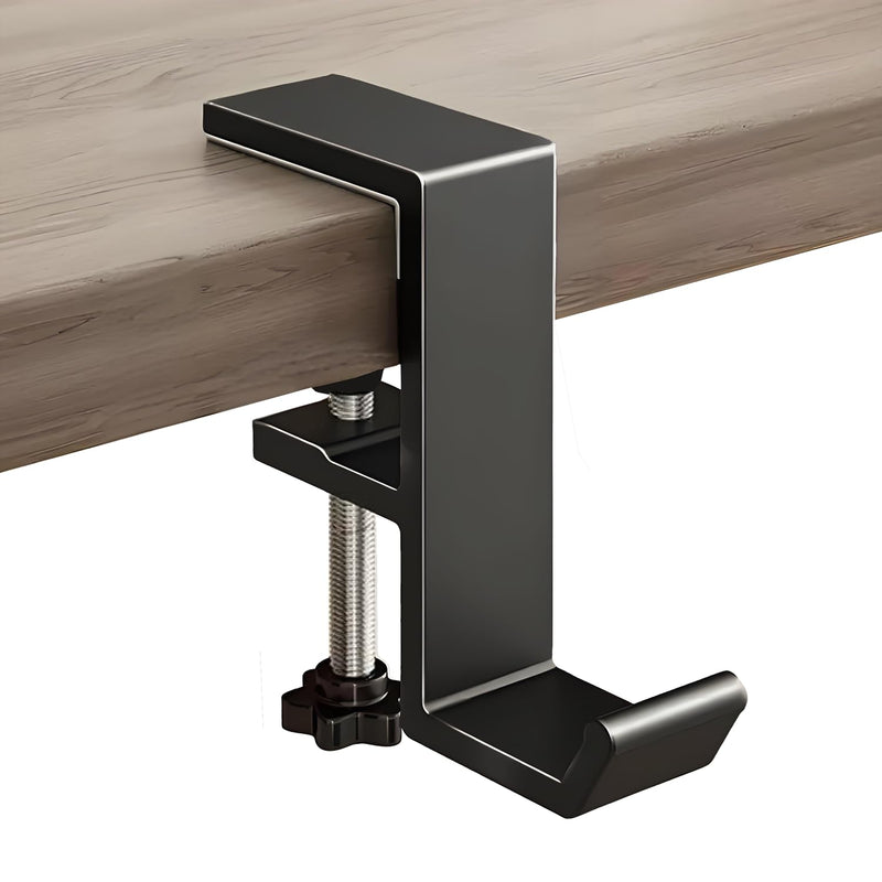 JAKO Headphone Stand - Aluminum Alloy Headphone Holder, Under Headset Stand for Desk Fit for PC Gaming Headset Hanger Hook Suitable for Office,
