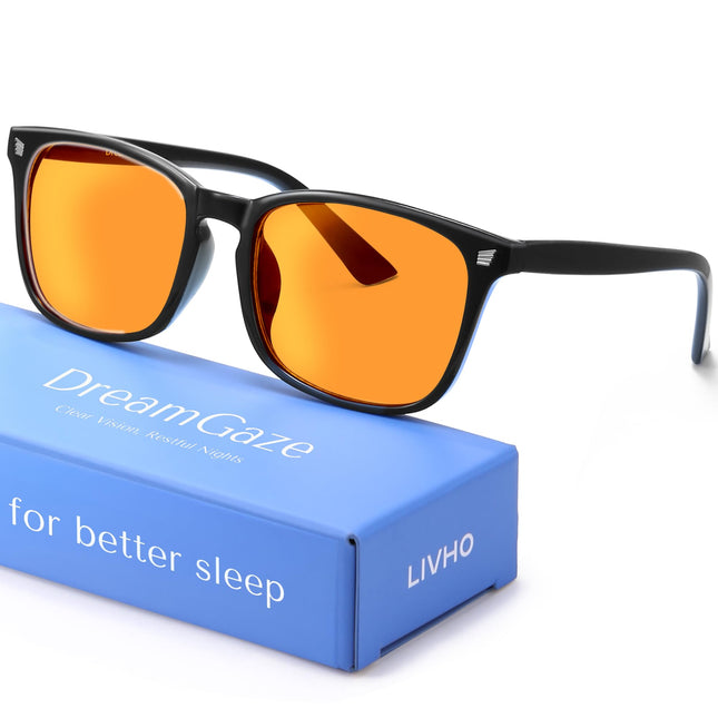 Dreamgaze 99.9% Blue Light Blocking Glasses for Better Sleep - anti Blue Light Glasses Men - Premium Computer Gaming Gla