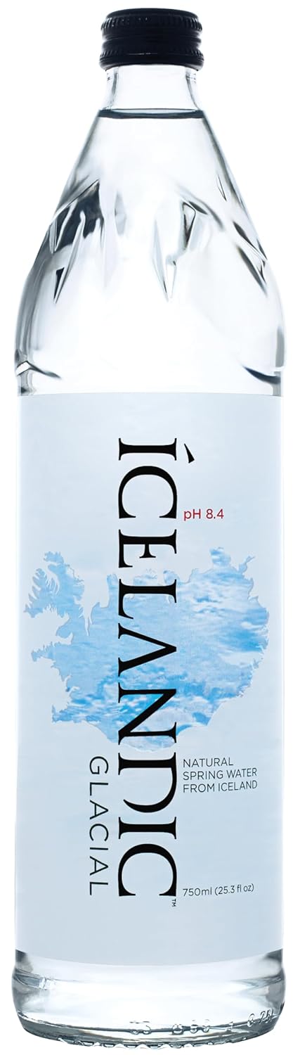 Icelandic Glacial, Water Spring Natural, 25.36 Fl Oz