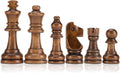 AMEROUS Wooden Chess Pieces Only, Staunton Style Wood Chessmen with 3.15" King - Storage Bag - Gift Packed Box, Tournament Chess Game Pawns for
