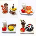 Miniature Food Drink Bottles Pretend Play Kitchen Game Party Toys (10 Bottles + 10 Foods（Random）)