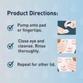 Ocusoft Lid Scrub Original Foaming Eyelid Cleanser - Mild Instant Foaming Eyelid & Eyelash Cleanser - Daily Eyelid Wash to Remove Oil, Dust,