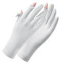 Ultra Thin Full Finger UV Protection Driving Gloves for Women, Ice Silk UV Summer Gloves