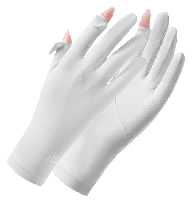 Ultra Thin Full Finger UV Protection Driving Gloves for Women, Ice Silk UV Summe