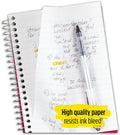 Five Star Spiral Notebook, 1 Subject, College Ruled Paper, 100 Sheets, Colored Small Note Book, Lined Paper, Home School Supplies for College