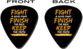 12 Bible Verse Christian Guitar Picks - Worship, Learn to Play, Gift, Bible Quote, Cross Guitar Picks