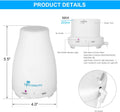 Diffuserlove Essential Oil Diffusers 200ML Remote Control Ultrasonic Mist Humidifiers Bpa-Free Aromatherapy Diffuser with 7 Color Lights, Auto