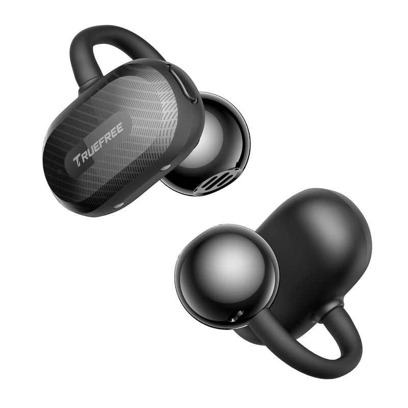 Truefree C10 Open-Ear Earbuds, Clip-On Wireless Headphones, Bluetooth 5.4, 12Mm Driver with Spatial Sound, 28H Playtime, IPX5 Water-Resistant,