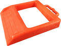 ROBLOCK Pallet Jack Chock Heavy Duty Wheel Chock, Pallet Jack Stopper for Truck 14.2" Length X 11.2" Width X 2" Height (1 Pack, Orange)