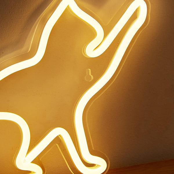 Cat LED Neon Sign Neon Light USB Powered Night Light, 3D Wall Art Decor Neon Signs For Bedroom Living Room Decor lamp Holiday Gift for Children