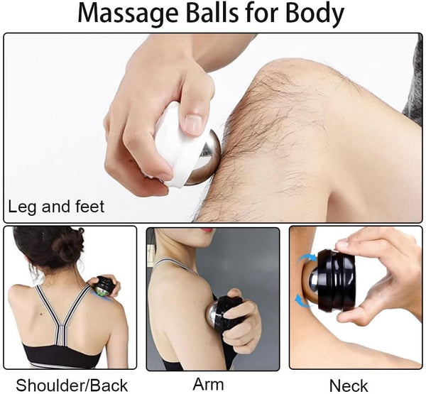 Cold Massage Roller Ball - Father Men Day Gifts from Wife Daughter Son, Stays Cold for 6 Hours, Home Office Travel Essentials,Sports Fitness