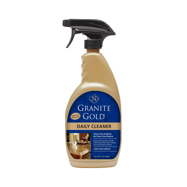 Granite Gold Daily Cleaner for Granite, Marble & Other Natural Stone & Quartz Surfaces, 32 Ounces 32 Fl Oz (Pack of 1)