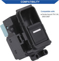 Obaee Power Window Switch Control Button Compatible with Honda Accord 7th 2.4L 2003 2004 2005 2006 2007 Left & Right Rear Passenger Side Door Lock