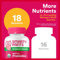 Smartypants Organic Women'S Multivitamin Gummies: Biotin, Probiotics, Methylfolate, Omega 3 (ALA), Vitamin D3, C, Vitamin B12, B6, A, K & Zinc,