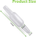 Oxygen Tubing Swivel Connector - 10 PCS Cannula Connectors, Avoid Tube Tangles (Male to Male)