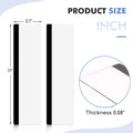 DOLLAR BOSS Monitor Memo Boards for Computers 2 Pcs Office Desk Accessories 11" X 3.1" Transparent Acrylic Monitor Side Panel Multifunction
