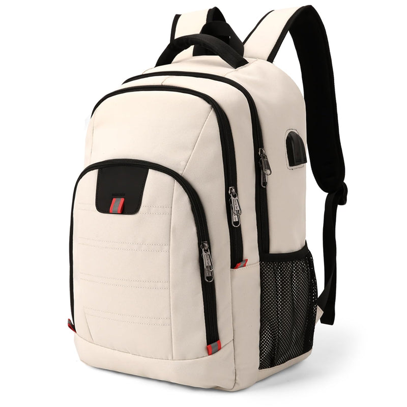 Della Gao Laptop Backpack for Men, 17.3inch Large Business Travel Backpack with USB Charging Port, Water Resistant Computer Bag for Men/Women