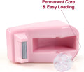 1Pcs Desktop Tape Dispenser Adhesive Roll Holder with Weighted Nonskid Base, Pink (Tape not Included) 1 Pack Pink